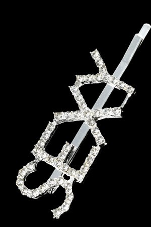 Hair Pin -Sexy #93026 Silver -dz