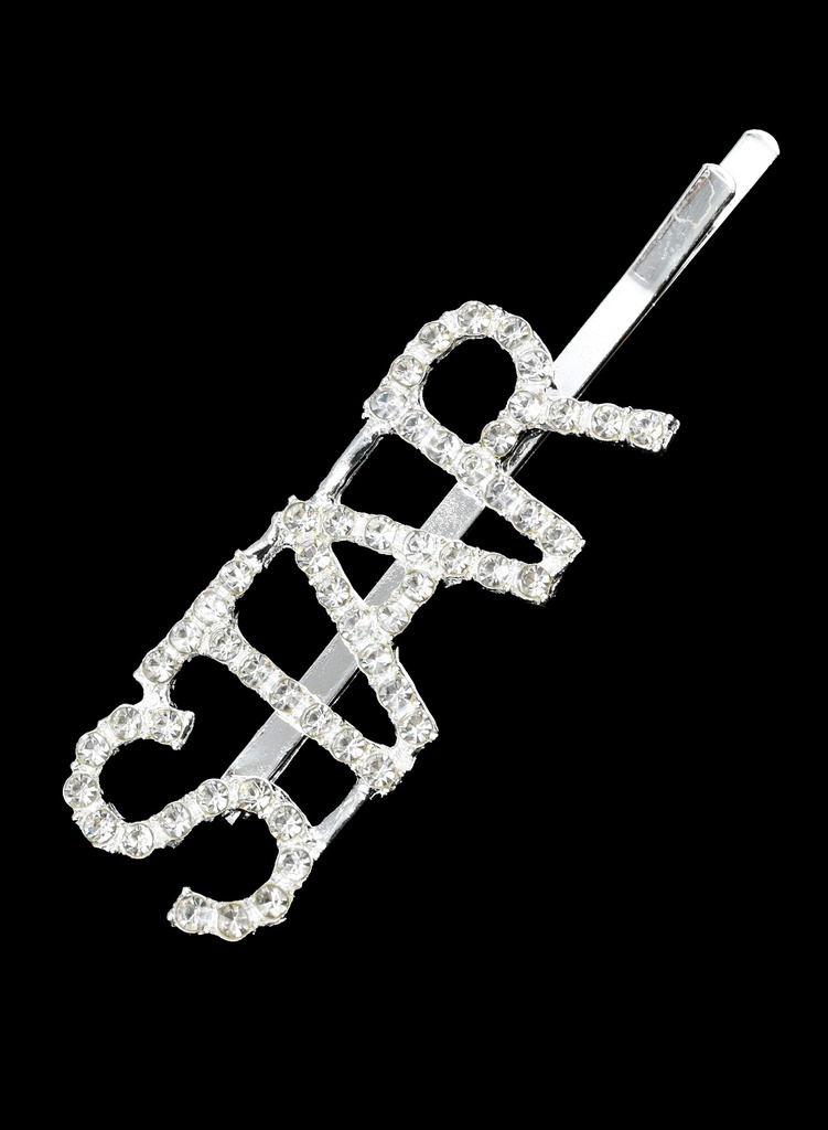 Hair Pin-Star #93019 Silver -dz
