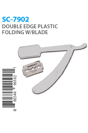 Hair Razor Double Edge w/ Blade #SC-7902