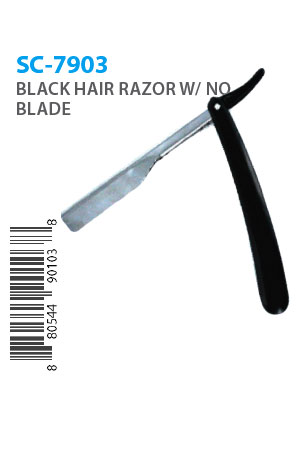 Hair Razor w/ No Blade #SC-7903 Black