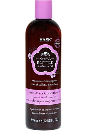 Hask Anti-Frizz Conditioner-Shea & Hibiscusl(12oz) #100