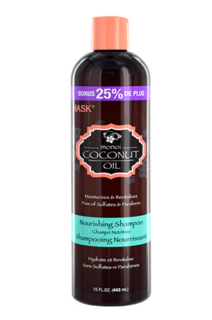 Hask Nourishin Shampoo-Coconut Oil (15oz) #47B