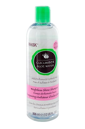 Hask Weightless Shine Shampoo-Cucumber Oil (12oz) #72