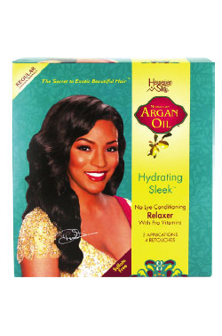 Hawaiian Silky Argan Oil No Lye Relaxer Kit (2Appl) -Reg#53