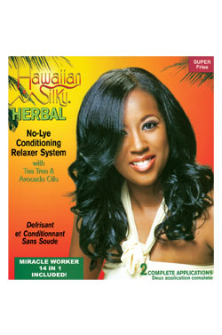 Hawaiian Silky Herbal No Lye Relaxer Kit (2Appl) -Sup#38