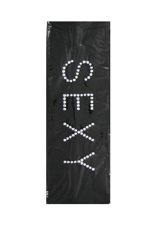 Head Band w/ Stone Sexy #4874 Black -dz