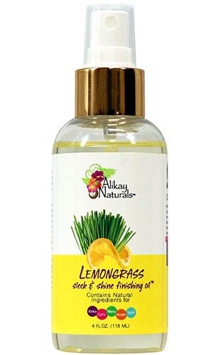Alikay Naturals Lemongrass Sleek & Shine Finishing Oil (4 oz) #19