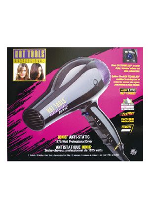 Hot Tools IONIC Anti Static 1875 Watt Dryer #1035CN