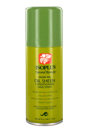 Isoplus Natural Remedy Olive Oil Sheen Hair Spray (2oz)#53