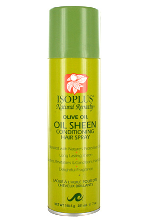 Isoplus Natural Remedy Olive Oil Sheen Hair Spray (7oz)#56