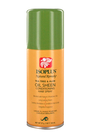 Isoplus Natural Remedy TeaTree&Aloe Sheen Hair Spray(2oz)#53A