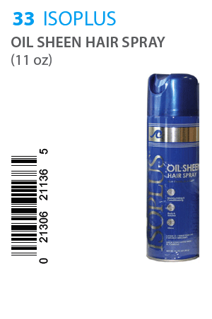 Isoplus Oil Sheen Hair Spray(11oz)#33