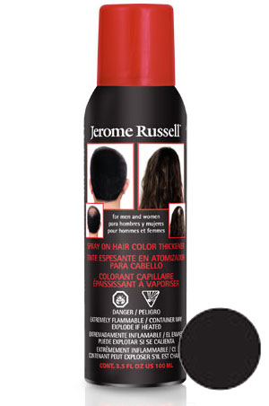 Jerome Russell Hair Thicker Spray #Black