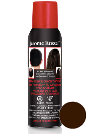 Jerome Russell Hair Thicker Spray #D.Brown