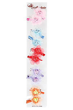 Kid's Hair Clip #2428 (10pcs/pk)  -Strip