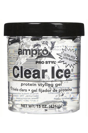 Ampro Pro Clear Ice Protein Styling Gel Ultra Hold(15oz)#4C
