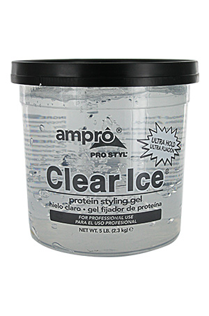 Ampro Pro Clear Ice Protein Styling Gel Ultra Hold(32oz)#4D