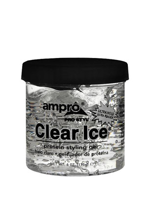 Ampro Pro Clear Ice Protein Styling Gel Ultra Hold(6oz)#4A dis