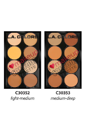 L.A Colors I heart Makeup-Contour Promo #C30352 Light-Medium