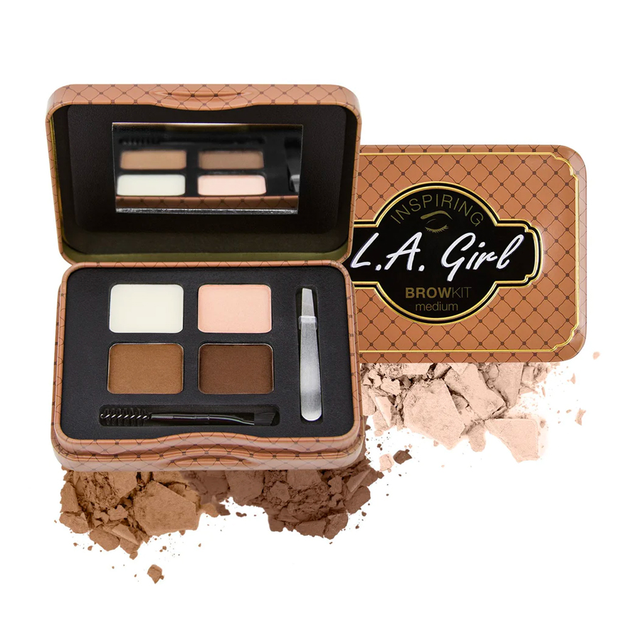 L.A Girl Inspiring Brow Kit #GES342 Medium And Marvelous