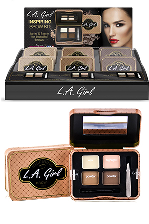 L.A Girl Inspiring Brow Kit (18pc/Display) (3 colors x 6pc) #GCD118.1