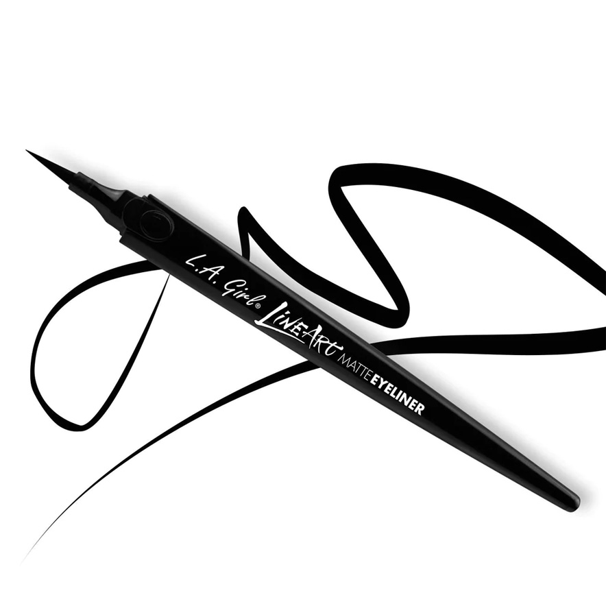 L.A Girl Line Art Matte Eyeliner #GLE712 Intense Black