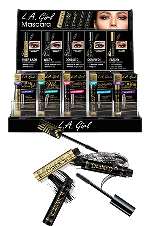 L.A Girl Mascara display (5 Kinds x 9 each) #GCD260.1