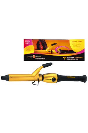 #GH2148 Gold'N Hot Ceramic Spring Curling Iron 3/4"