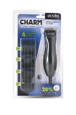 Andis Charm Clipper/Trimmer-Black #72275(=#72278)