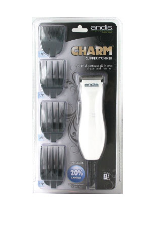 Andis Charm Clipper/Trimmer-White #72265(=#72266)