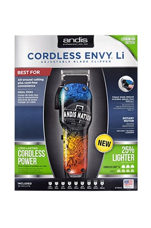 Andis Cordless Envy Li Nation #73045