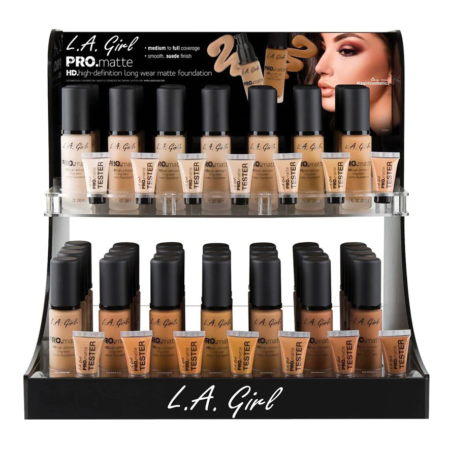 L.A Girl Pro Matte Foundation Display [84pc/ds] #GCD266.1