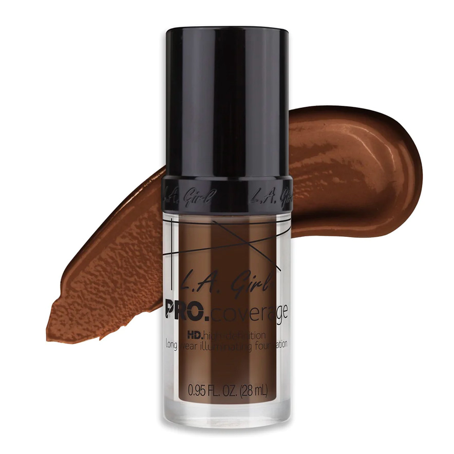 L.A Girl Pro.coverage HD Foundation #GLM656 Dark Chocolate