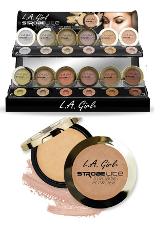 L.A.Girl Strobe Lite Strobing Powder Display (144pc) #GCD254.1