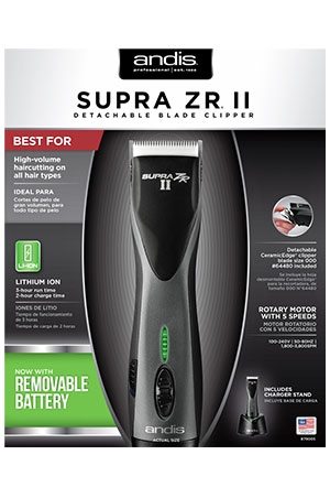 Andis Supra Zr II Detachable Blade Clipper#79005