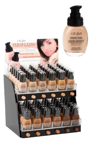 L.A.Girl Perfecting Liquid Make Up (72pc) Display (12x6ea) #GCD92BDISC