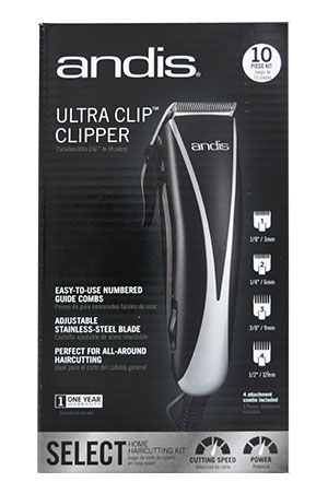 Andis Ultra Clip Clipper 10pcs Ktt #18625 (old : #18575)