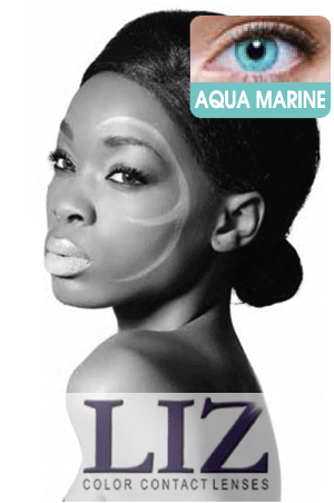 LIZ Color Contact Lenses #3T Aqua Marine #1