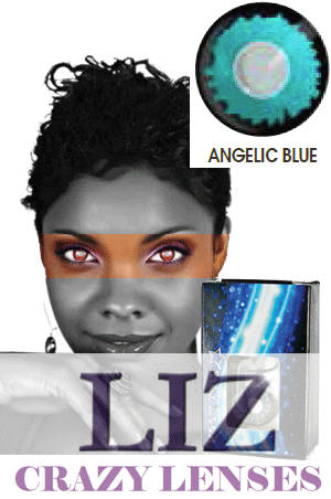 LIZ Color Crazy Contact Lenses #Angelic Blue