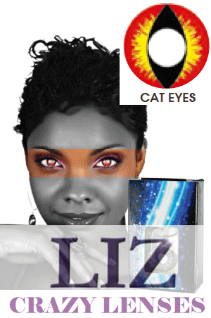 LIZ Color Crazy Contact Lenses #Cat Eyes