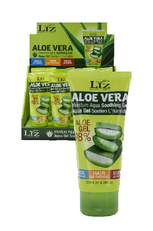 Liz Aloe Vera Soothing Gel 98%-Tube(4.05oz/12pc/ds)-pc #13