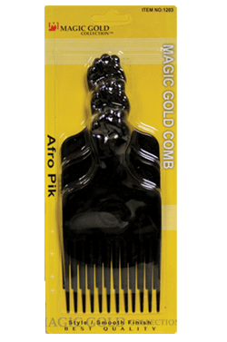 MGC 3pcs Large Plastic Afro Pik #PIK1203-dz
