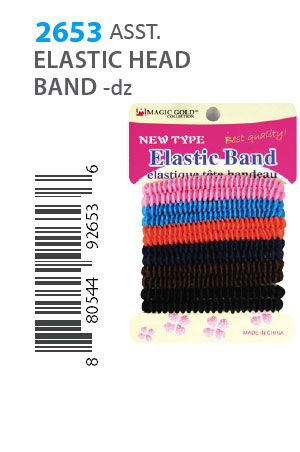 MGC Elastic Band #2653 ASST -dz