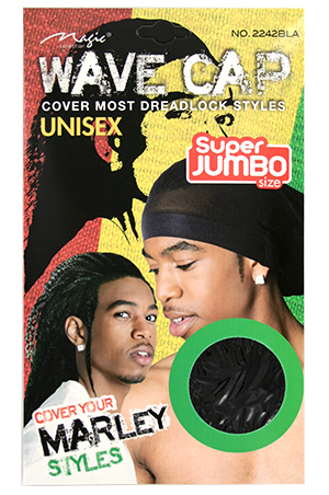 Magic  Marley Style Wave Cap #2242BLA -dz