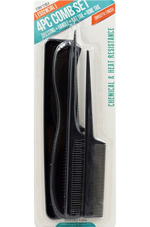 Magic 4pcs Comb Set #1111BLA  (12set/dz) -dz