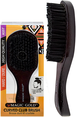 Magic Gold Club Brush -Curved(Hard) #99803 -pc