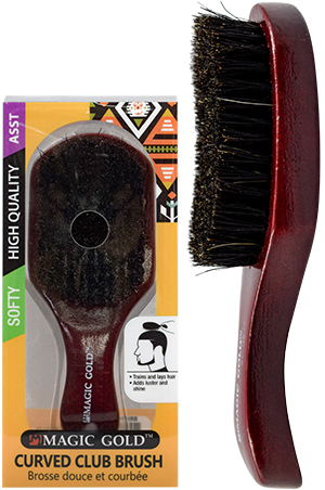 Magic Gold Club Brush -Curved(Soft) #99804 -pc