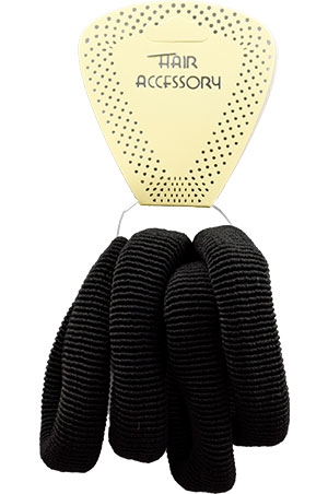 Magic Elastic Ponytail Holder4pc#HEP004Blk-dz