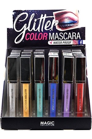 Magic Glitter Color Mascara(24pc/Ds)#EYE1039-ds