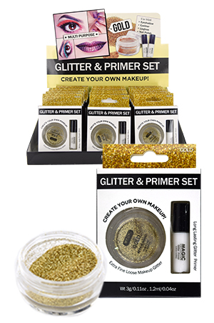 Magic Glitter&Primer #EYE1013GOL-pc